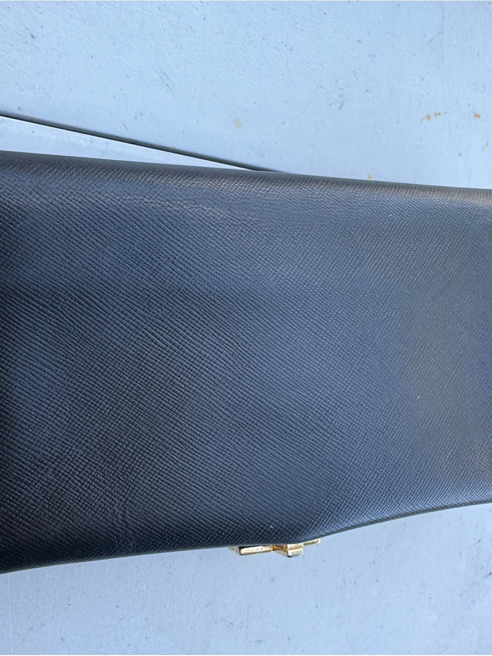 Salvatore Ferragamo Black Leather Wallet with Gold Gancini - Picture 8 of 8